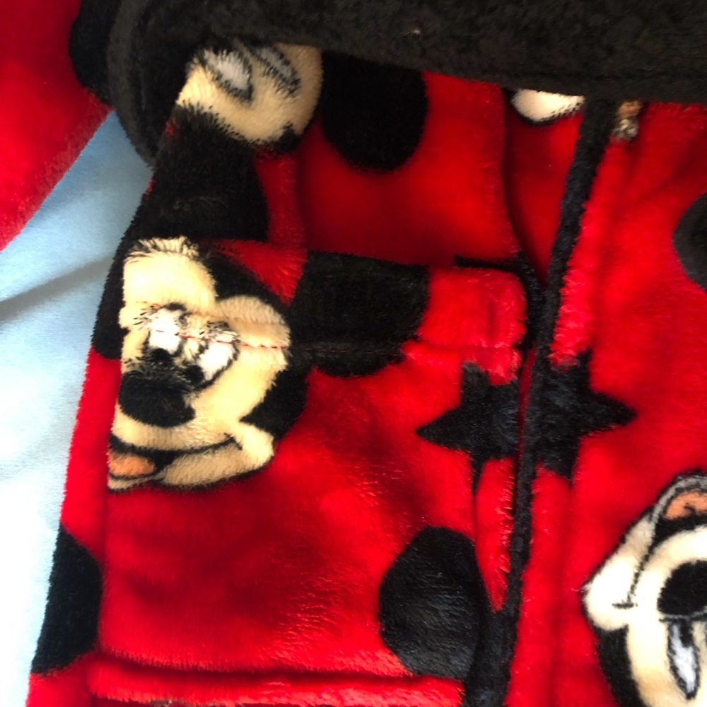 Disney Mickey Plush Bathrobe - Picture 9 of 10